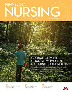 Minnesota Nursing magazine fall winter 2020 issue cover