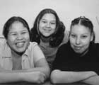 three native american females 