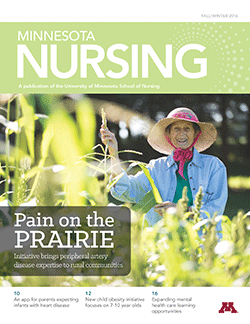 Minnesota Nursing magazine fall winter 2016 issue cover