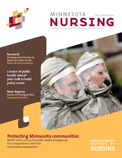 Minnesota Nursing magazine fall winter 2006 issue cover
