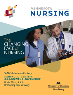 Minnesota Nursing magazine fall winter 2008 issue cover
