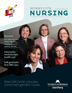 Minnesota Nursing magazine spring summer 2008 issue cover