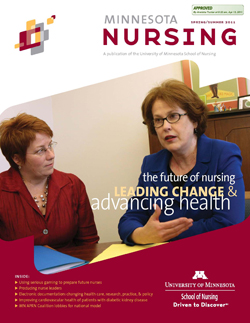 Minnesota Nursing magazine spring summer 2011 issue cover