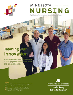 Minnesota Nursing magazine spring summer 2013 issue cover
