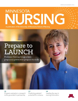 Minnesota Nursing magazine spring summer 2016 issue cover