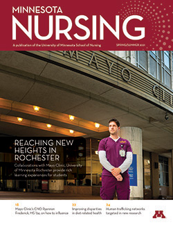 Minnesota Nursing magazine spring summer 2021 issue cover