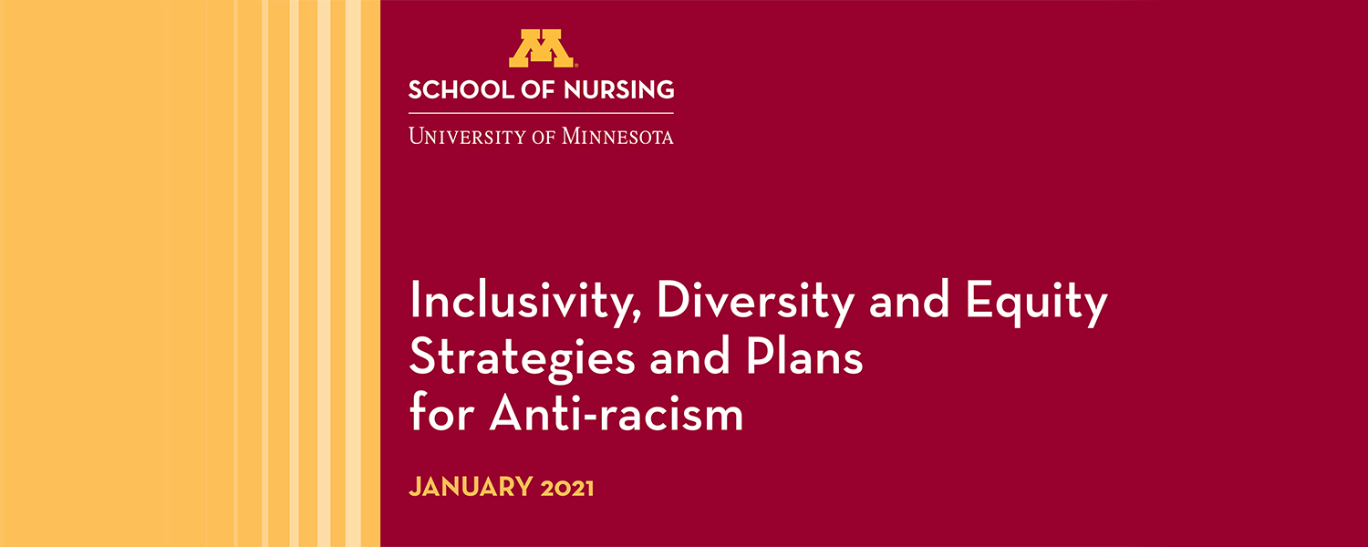 Inclusivity, Diversity and Equity Strategies and Plans for Anti-racism slide for January 2021 presentation
