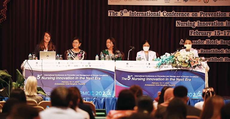 Associate Professor  Erica Schorr was a panelist at the International Conference on Prevention and Management of Chronic Conditions  hosted by Ramathibodi School of Nursing,  Mahidol University, which is a University of Minnesota School of Nursing global partner.