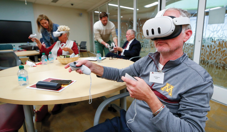 VR simulation