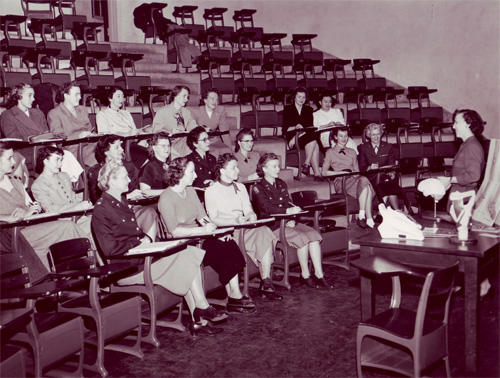 1940 nursing classroom