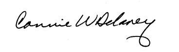 Connie Delaney signature