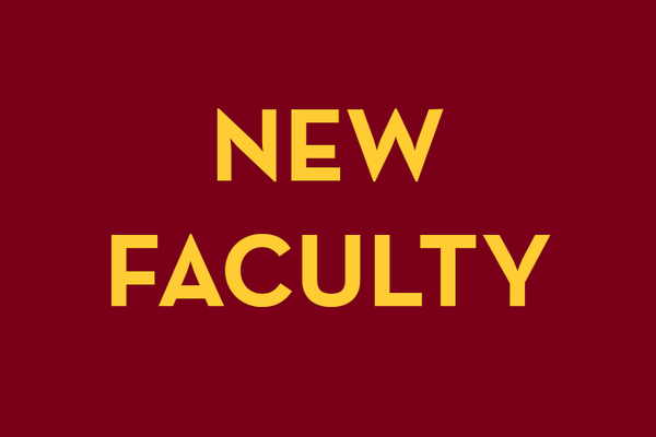 New faculty
